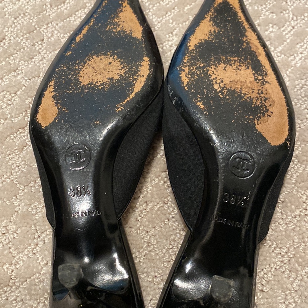 Authentic Chanel Kitten Heel mules - Picture 3 of 8